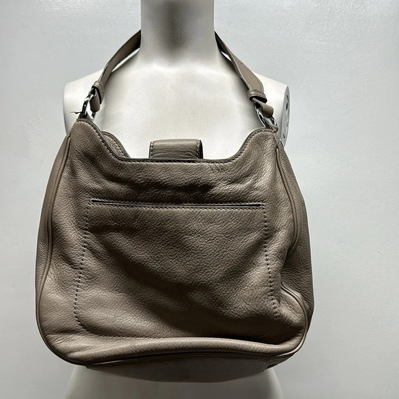 Marc Jacobs Hobo Purse Shoulder Bag Pebbled Leather Single Strap Tan Light Brown - Picture 5 of 15